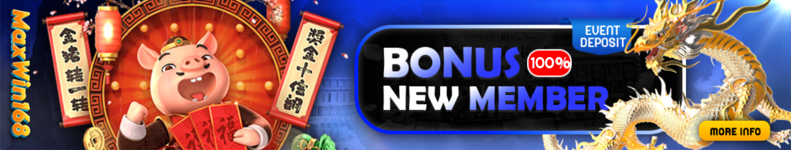 BONUS NEW MEMBER 100%